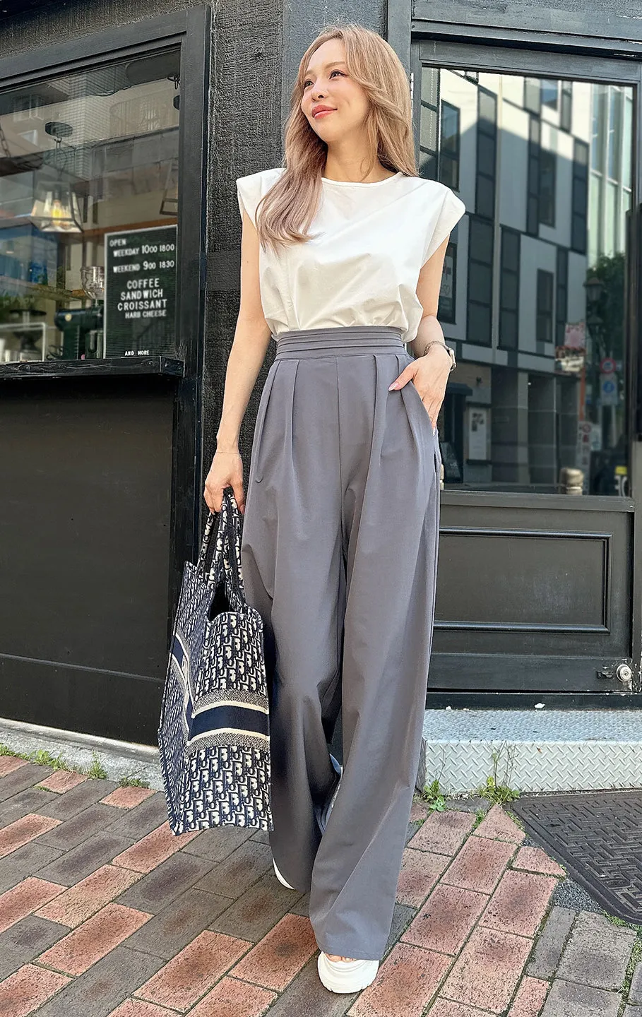 【20%OFF】速乾 Lia Quick dry wide pants/3color
