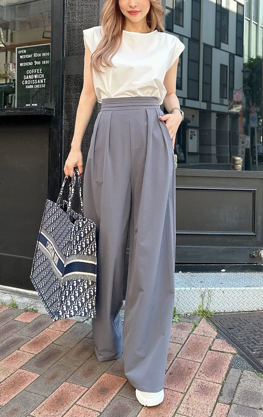 【20%OFF】速乾 Lia Quick dry wide pants/3color