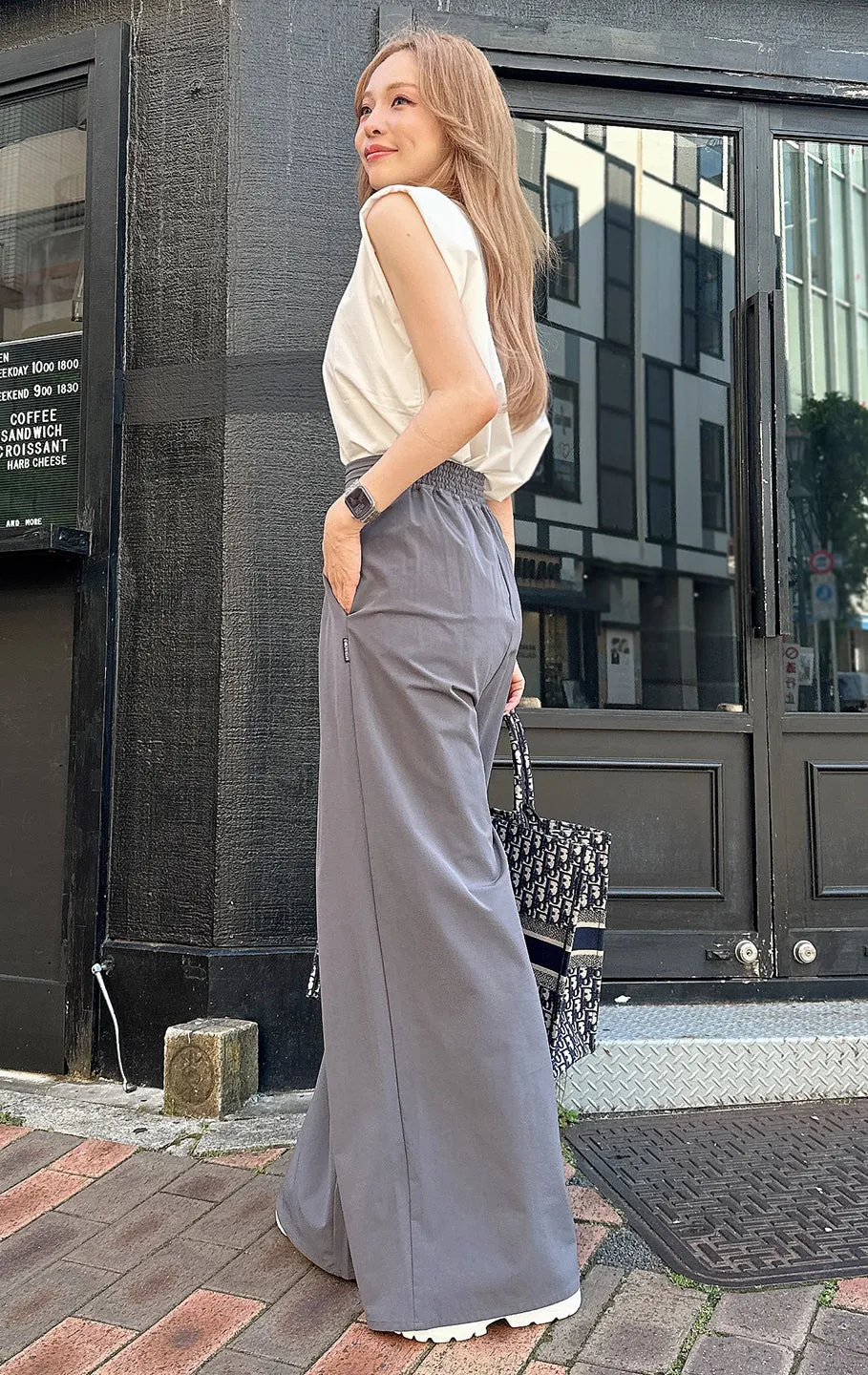 【20%OFF】速乾 Lia Quick dry wide pants/3color
