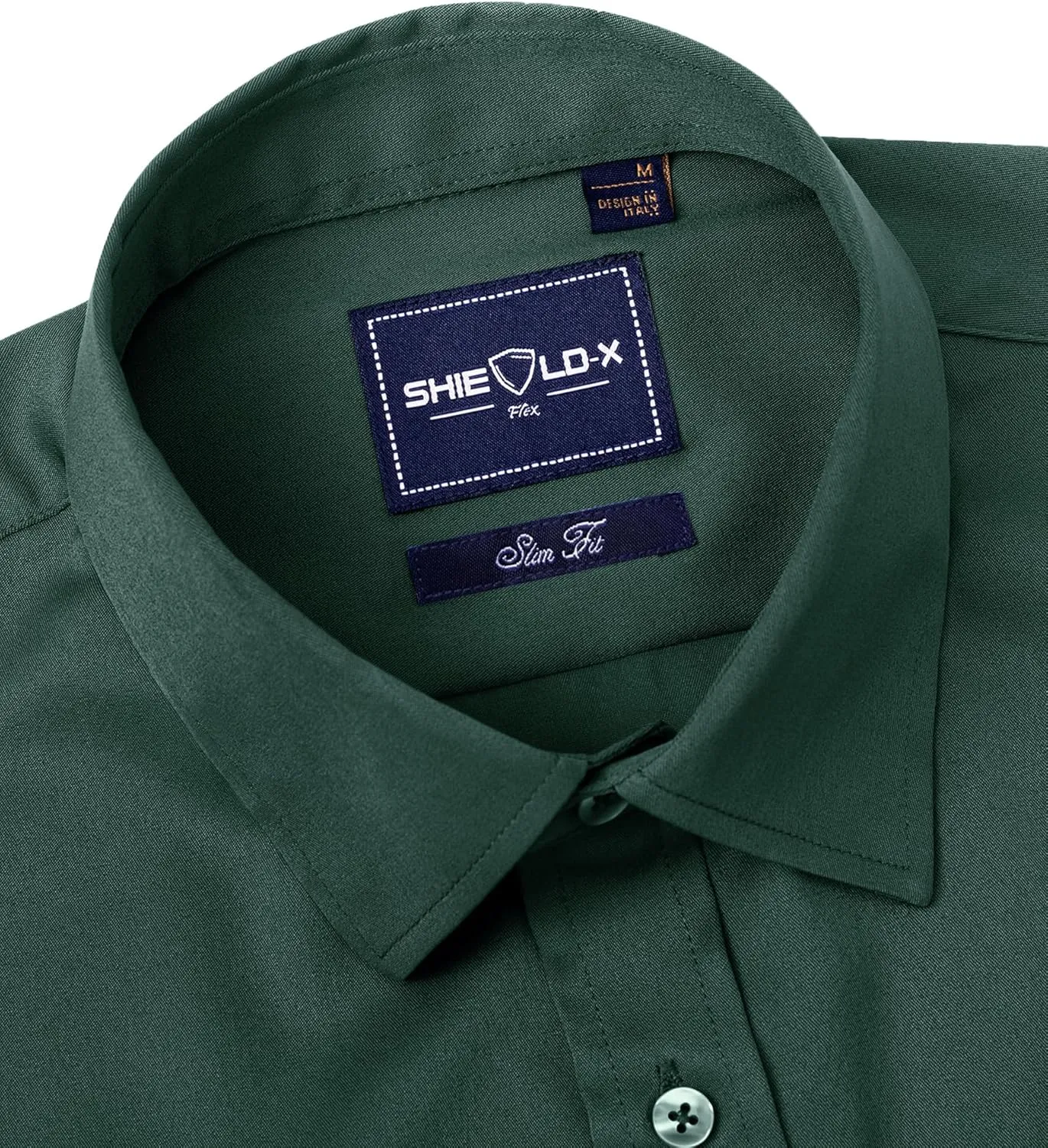Alimens & Gentle Slim Fit Mens Dress Shirts Long Sleeve Dress Shirts for Men Stain Sheild Button Down Shirt Men Big