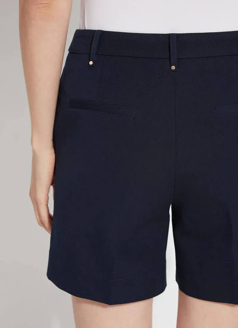 Amanda Stretch Twill Short, Navy