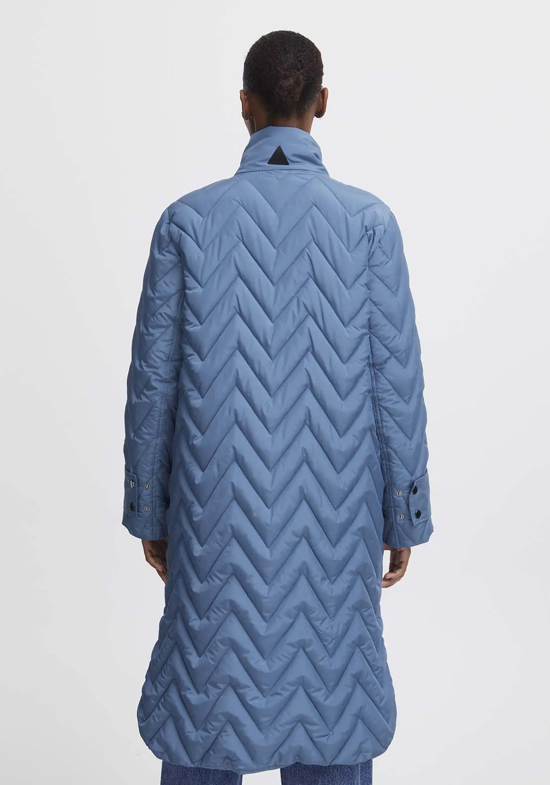 Amaxa Long Sleeve Coat - Blue Horizon