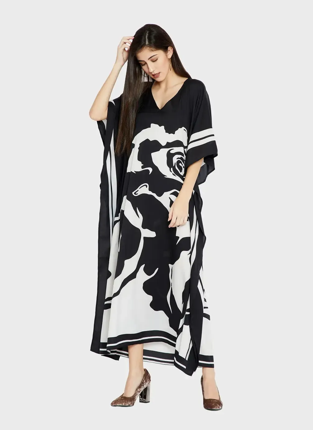 Artistic Abstract Pattern Kaftan