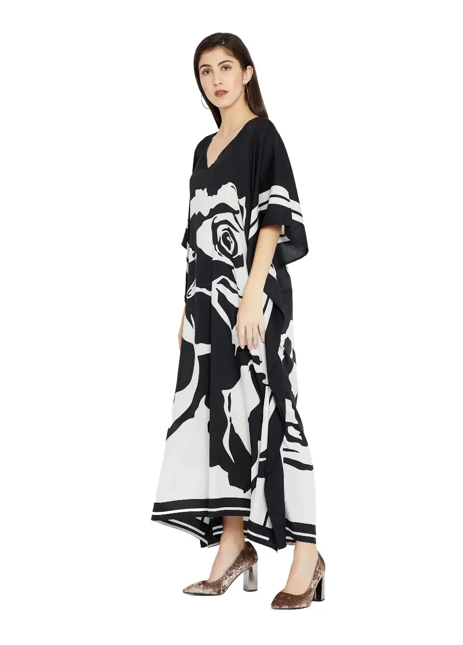 Artistic Abstract Pattern Kaftan