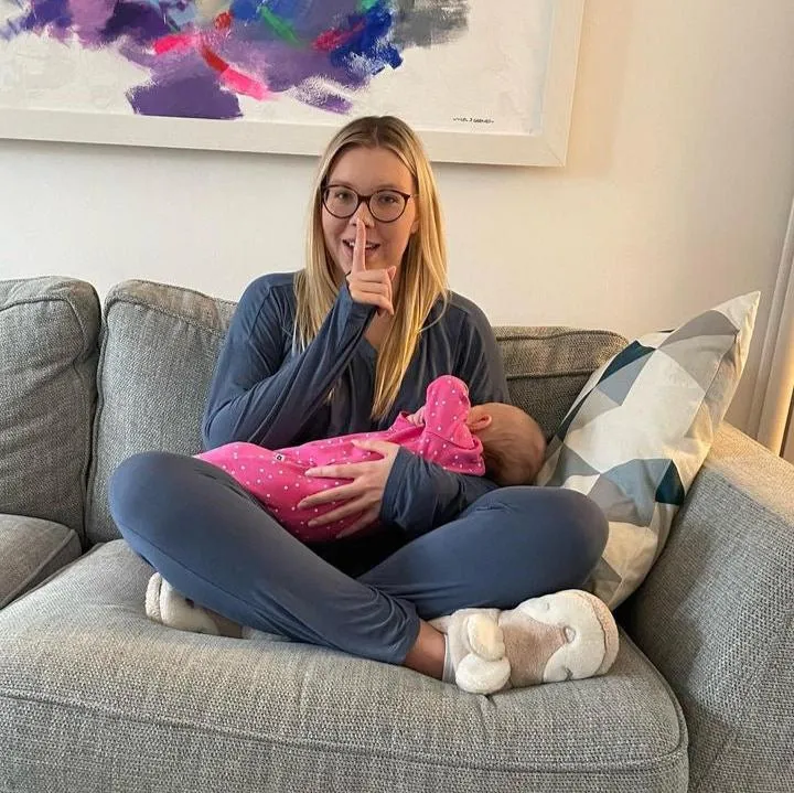 Bonnie Blue Breastfeeding Pyjamas