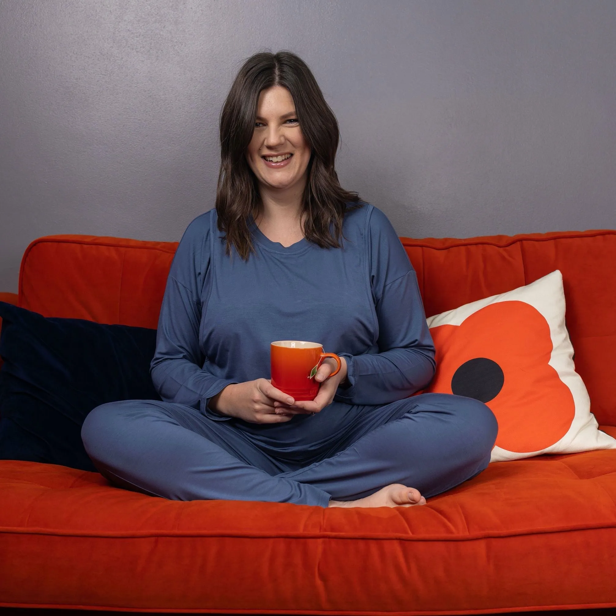 Bonnie Blue Breastfeeding Pyjamas