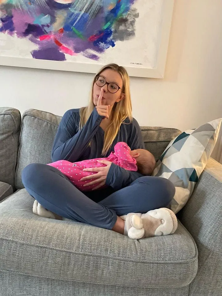 Bonnie Blue Breastfeeding Pyjamas