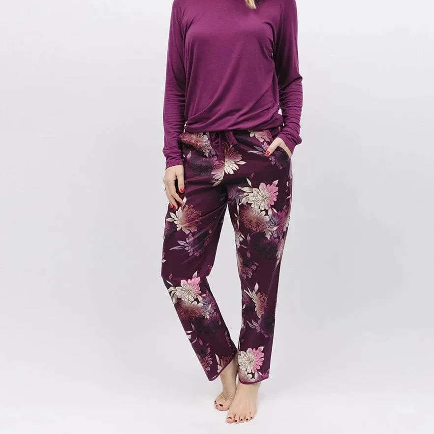Cyberjammies Eve Floral Print Pyjama Bottoms