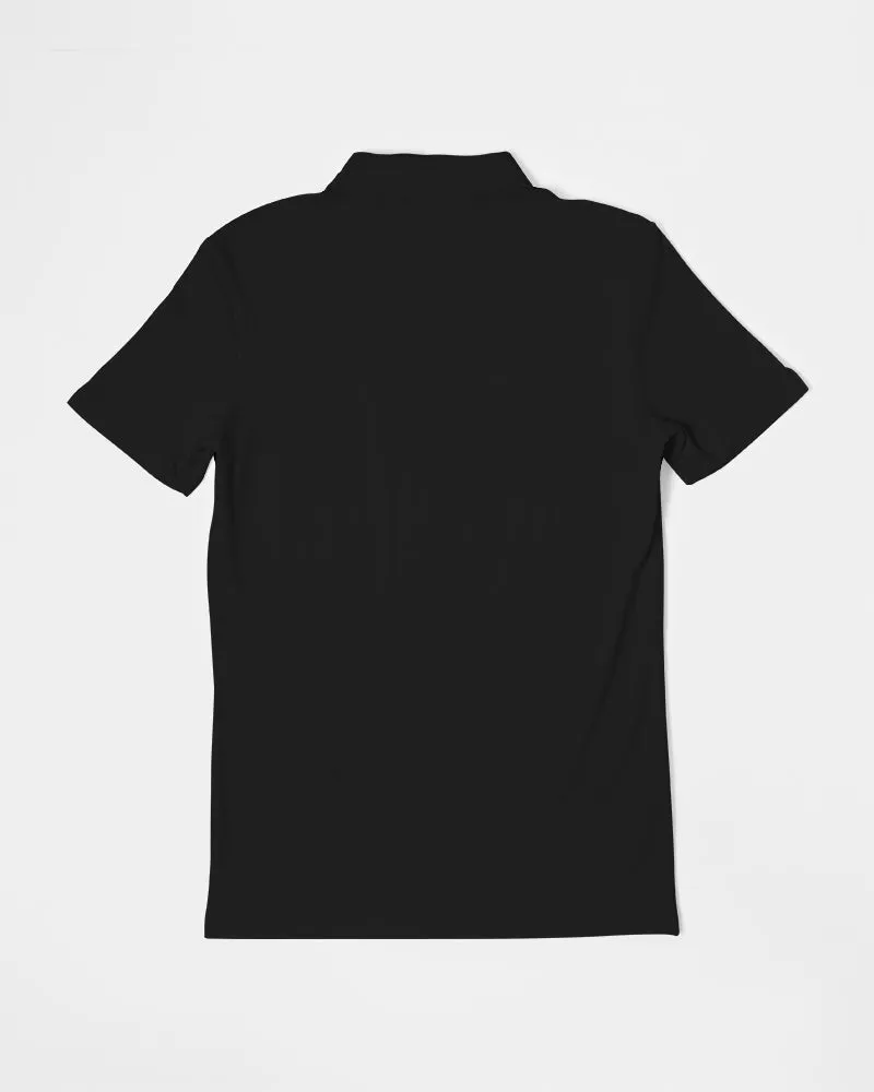 Guyanese Swag Minimalist Men's Slim Fit Short Sleeve Polo