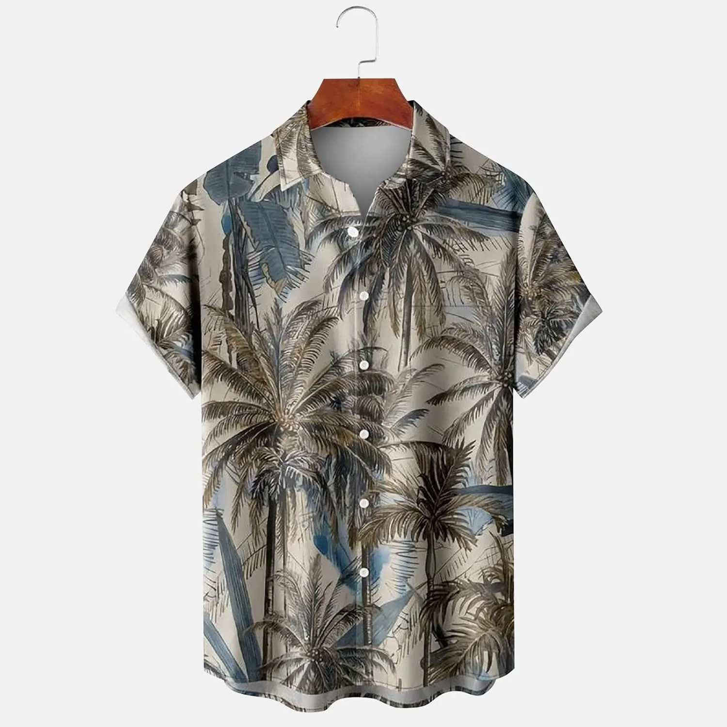 Hawaiian Shirts for Men Down Tropical Holiday Beach Shirts Men's Hawaiian Shirt Men's Hawaiian Floral Shirts Funny