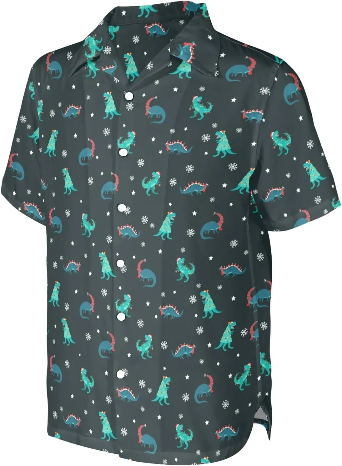 HUGLAZY 4th of July Outfit Funny Hawaiian Shirt for Men Short Sleeve Button Down Shirts Party Outfits