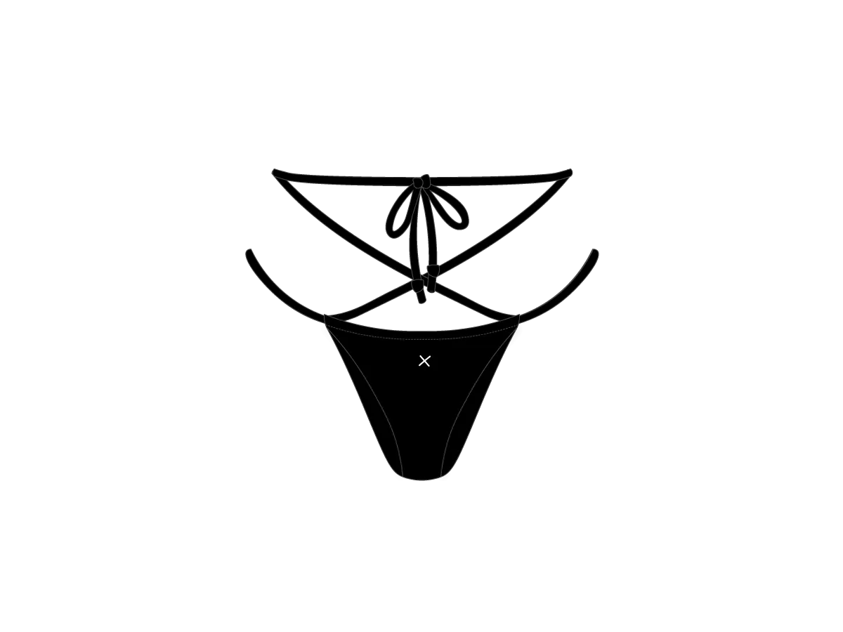 Manhattan Black Loop Bottom