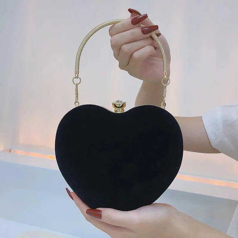 Mini Heart Shaped Evening Bag