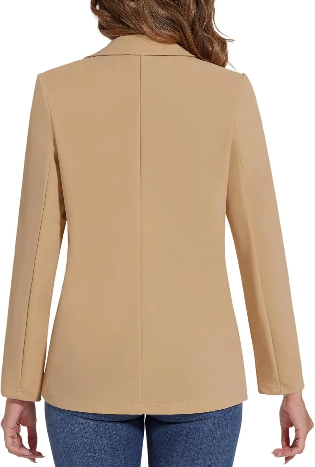 MINTLIMIT Womens Casual Long Sleeve Blazer Button Front Notch Lapel Work Office Business Blazers Jackets with Pockets