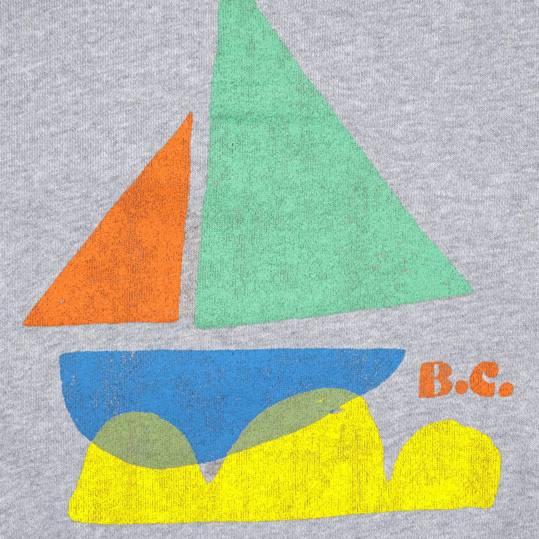 Multicolor Sail Boat Sweatshirt
