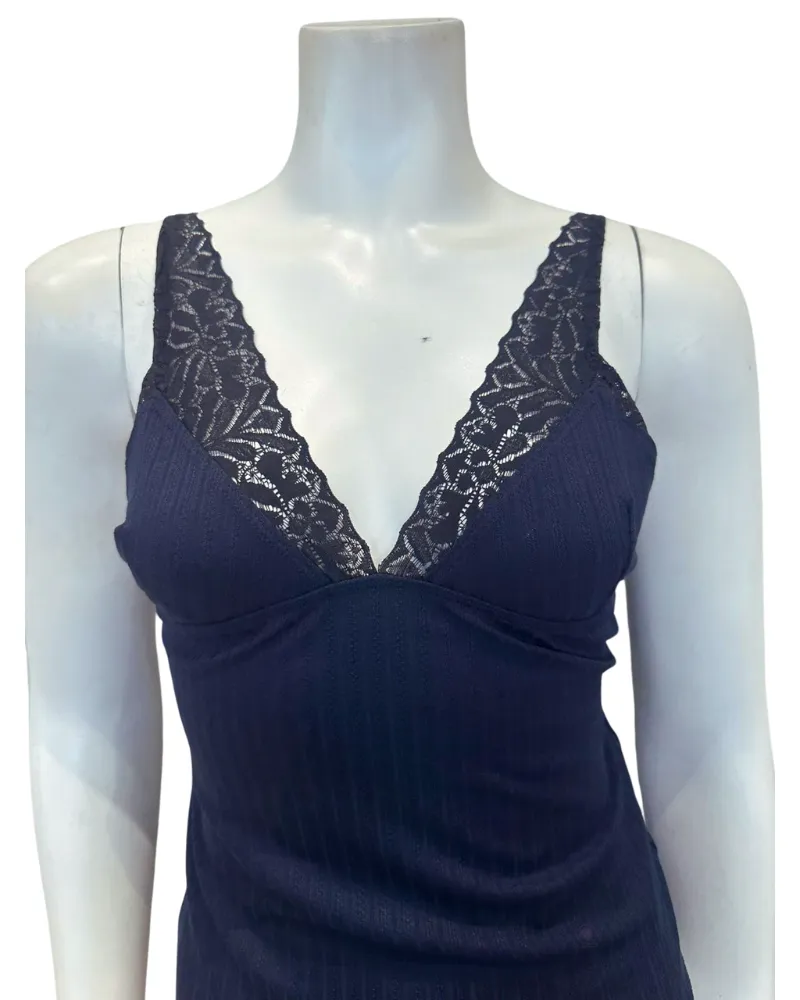 NG-BLU Blue Modal Chemise & Panty Set
