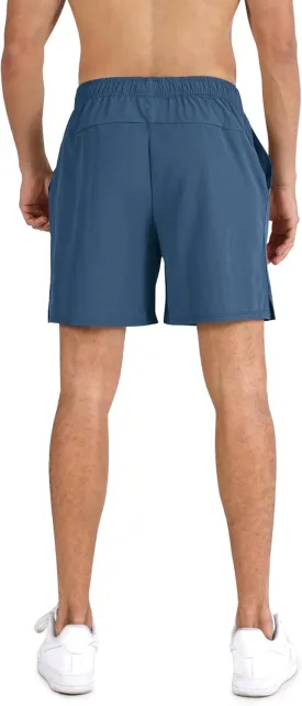 ODODOS Men's Athletic Shorts with Pockets 5" / 7" Inseam Quick Dry Lightweight Workout Gym Running Shorts