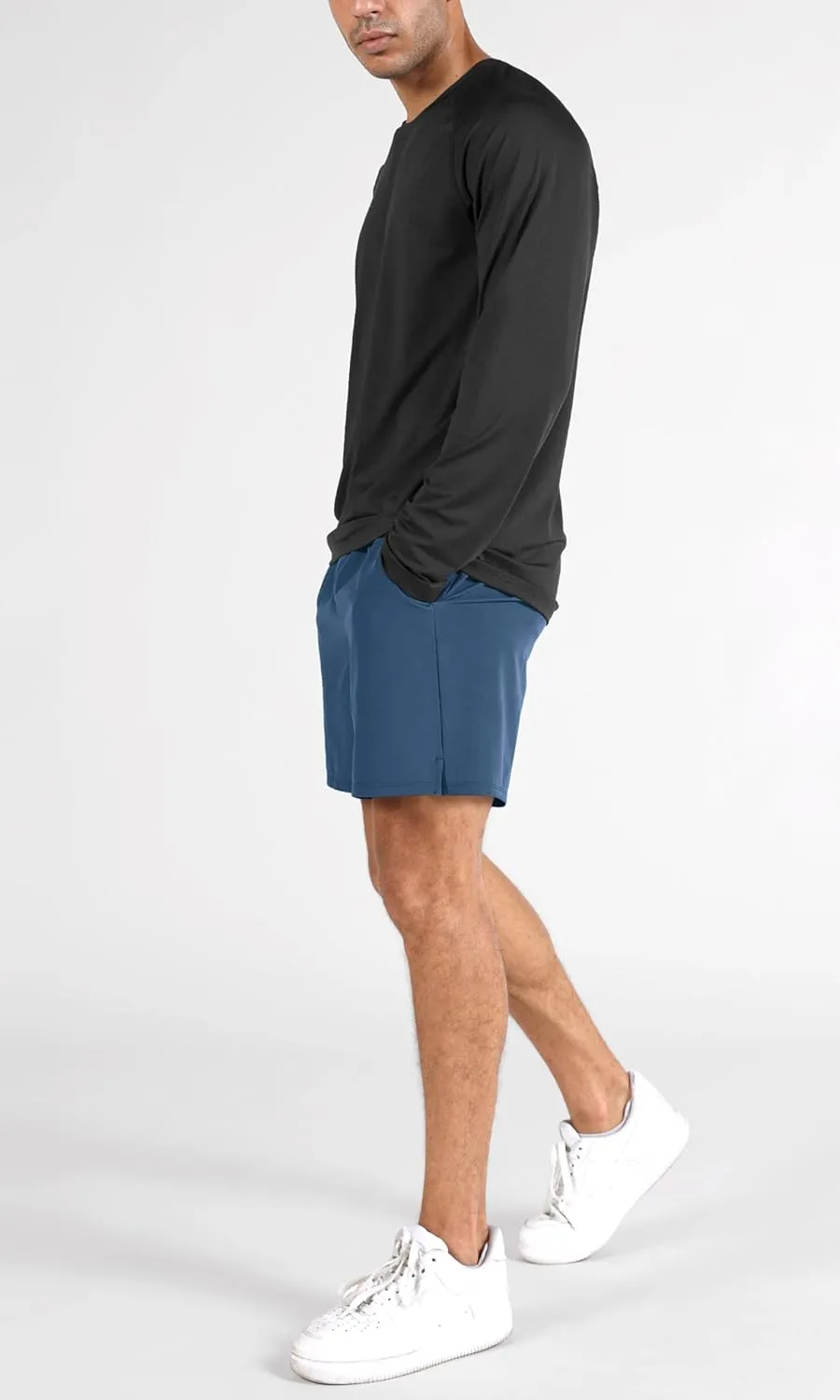 ODODOS Men's Athletic Shorts with Pockets 5" / 7" Inseam Quick Dry Lightweight Workout Gym Running Shorts