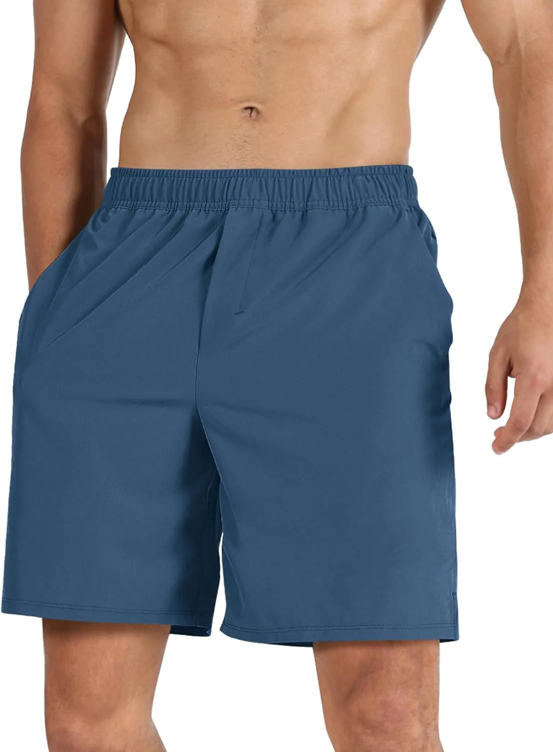 ODODOS Men's Athletic Shorts with Pockets 5" / 7" Inseam Quick Dry Lightweight Workout Gym Running Shorts