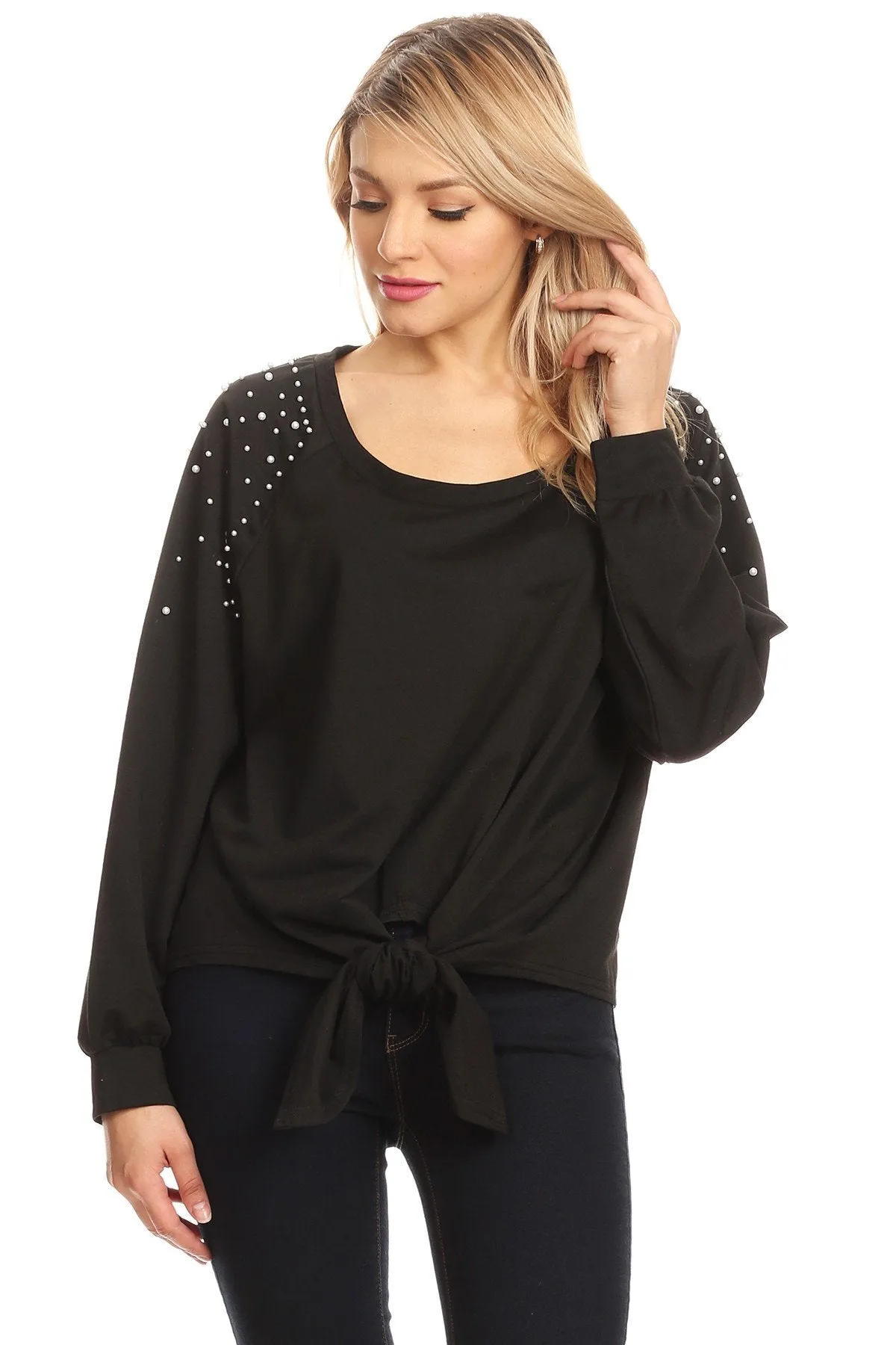 On Trend Black Pearl Shirt