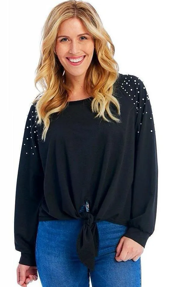 On Trend Black Pearl Shirt
