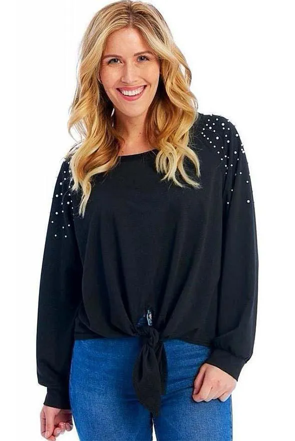On Trend Black Pearl Shirt