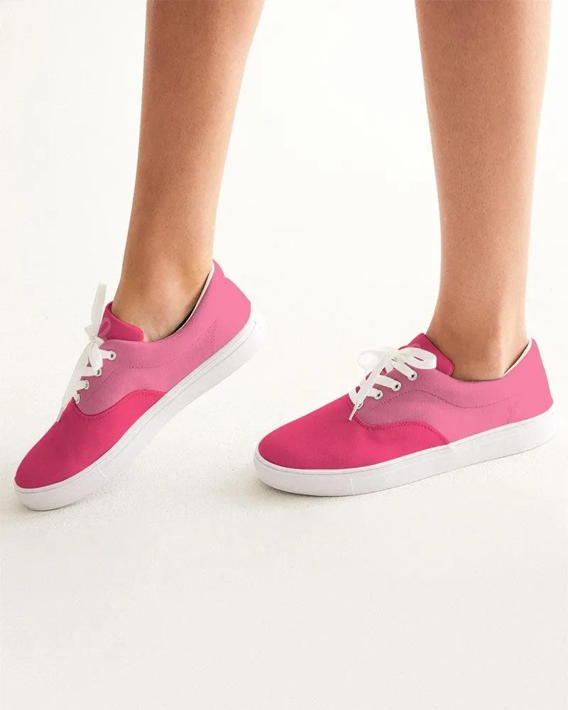 Perl Pink Color Block Canvas Sneaker