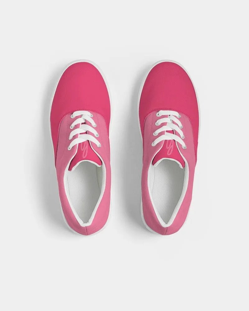 Perl Pink Color Block Canvas Sneaker