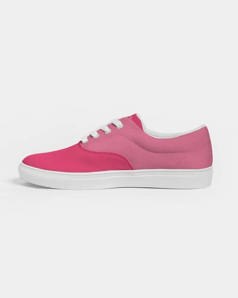 Perl Pink Color Block Canvas Sneaker