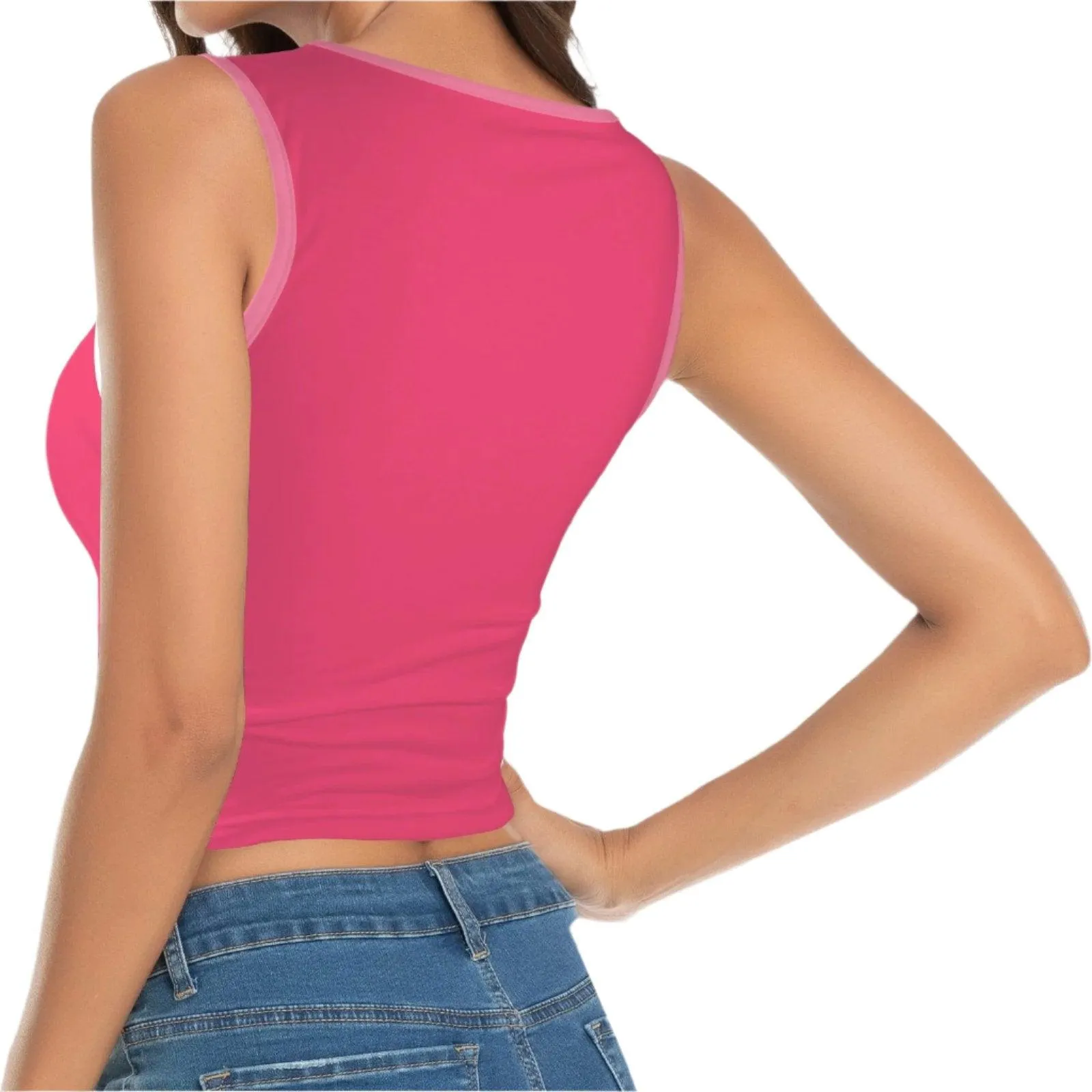 Perl Radical Red Cropped Tank