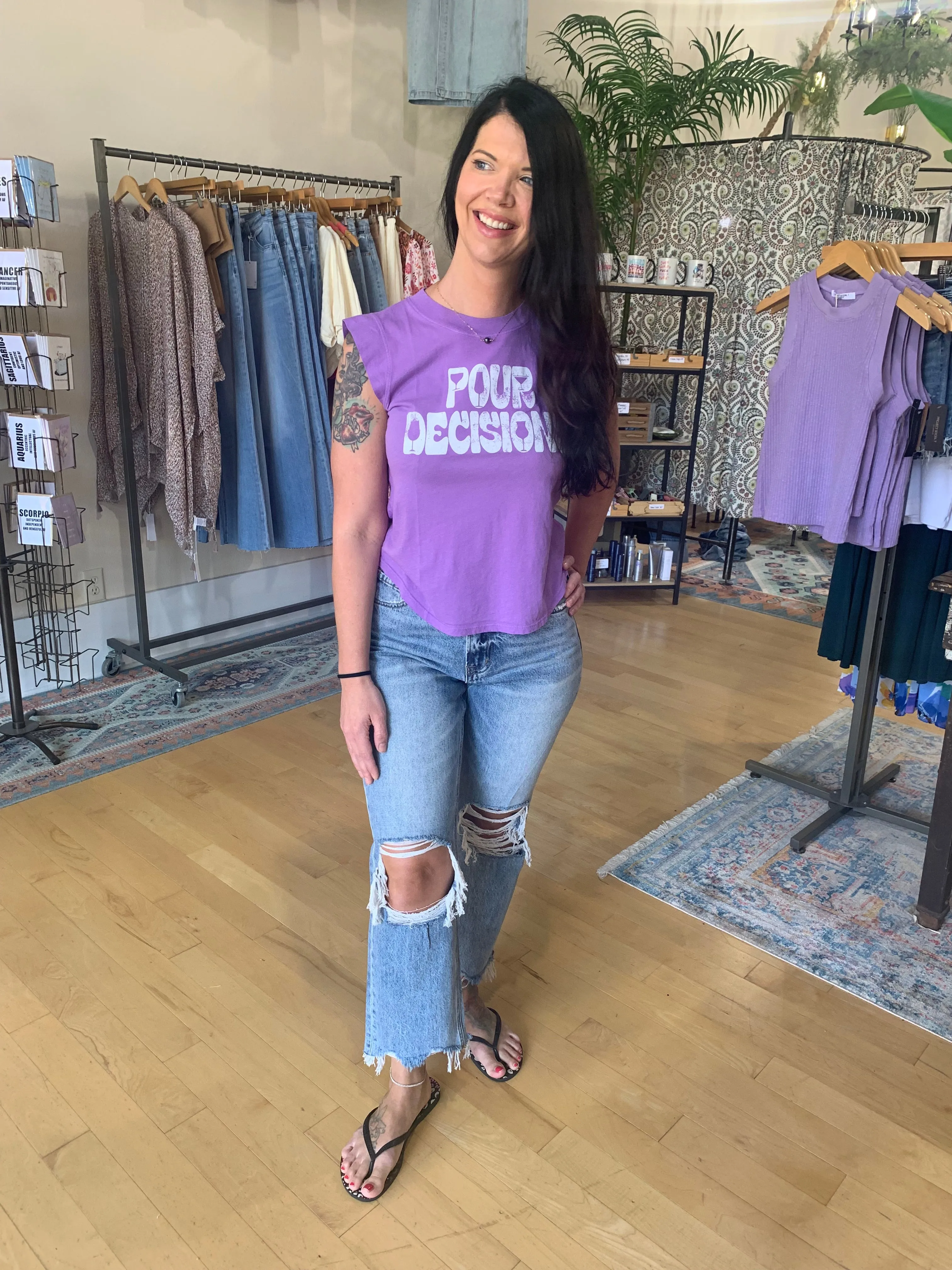 Pour Decisions Project Social T Tank Top