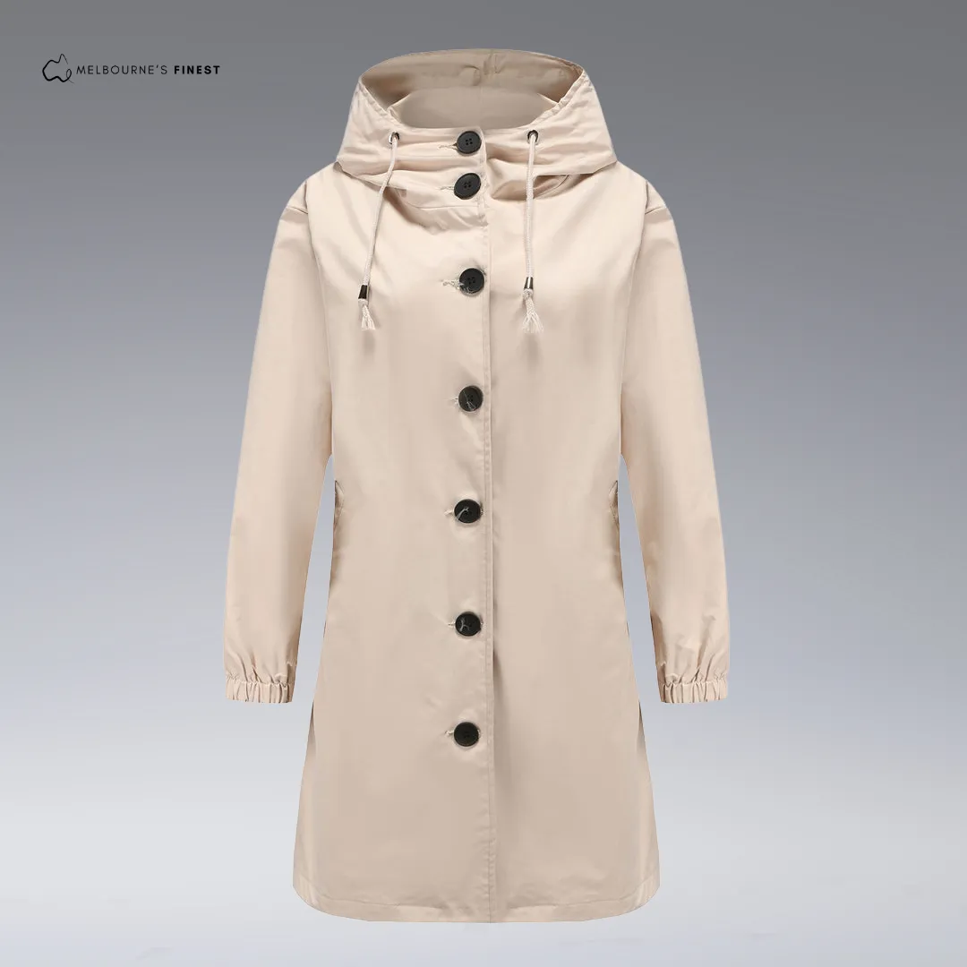 Rina™ Stylish Windbreaker Trenchcoat