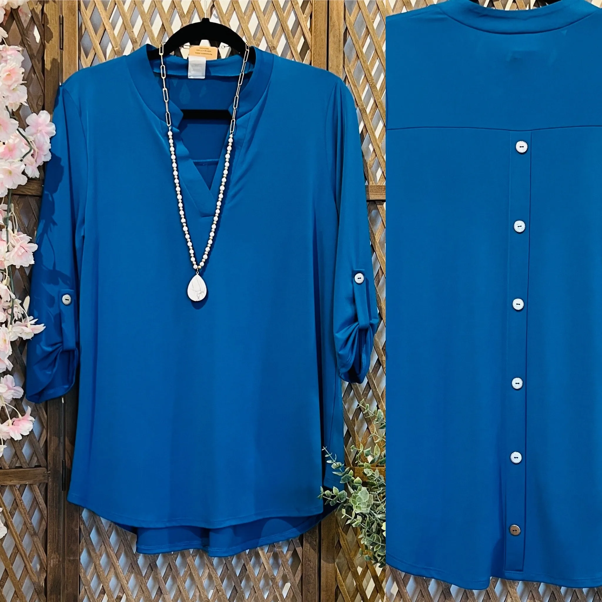 Royal Gabby With Back Buttons
