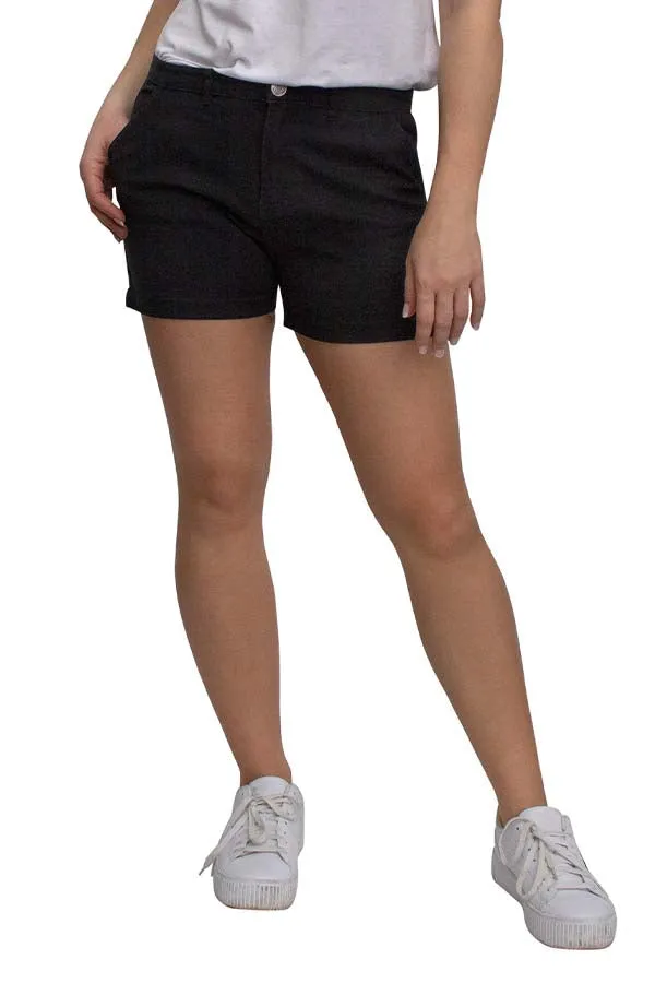 Silver Stretch Walking Shorts