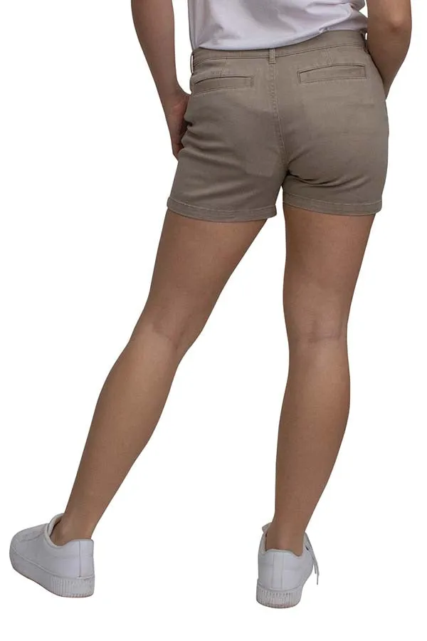 Silver Stretch Walking Shorts