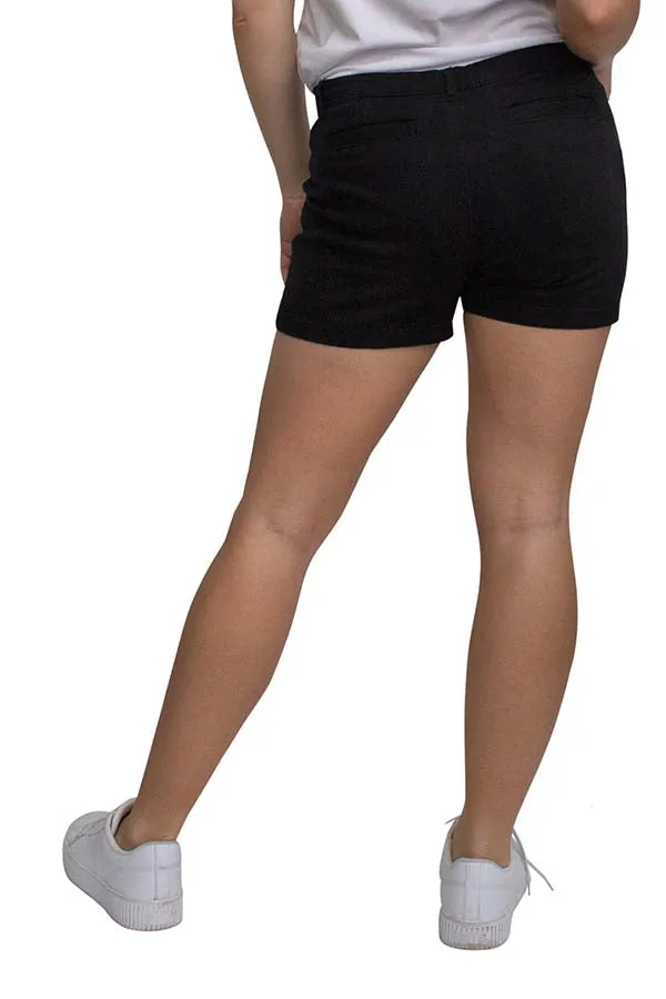 Silver Stretch Walking Shorts