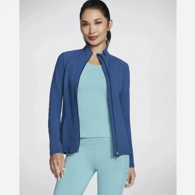 Skechers JA132 GoWalk Jacket Teal Navy