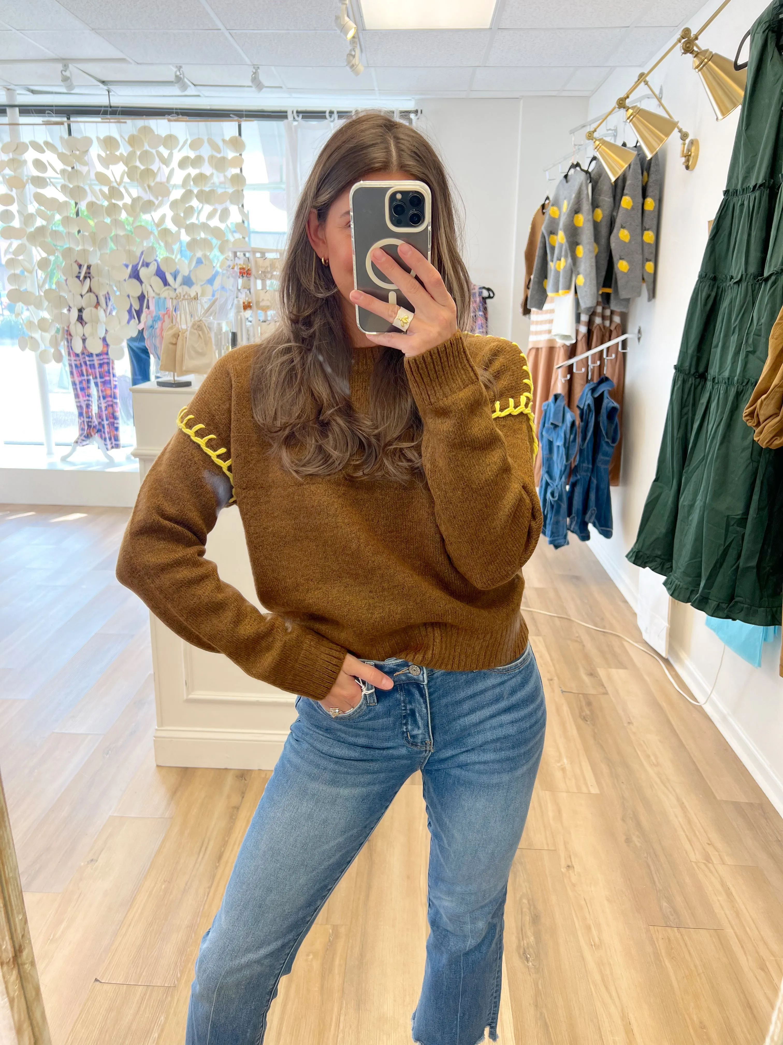 Top Stitch Sweater