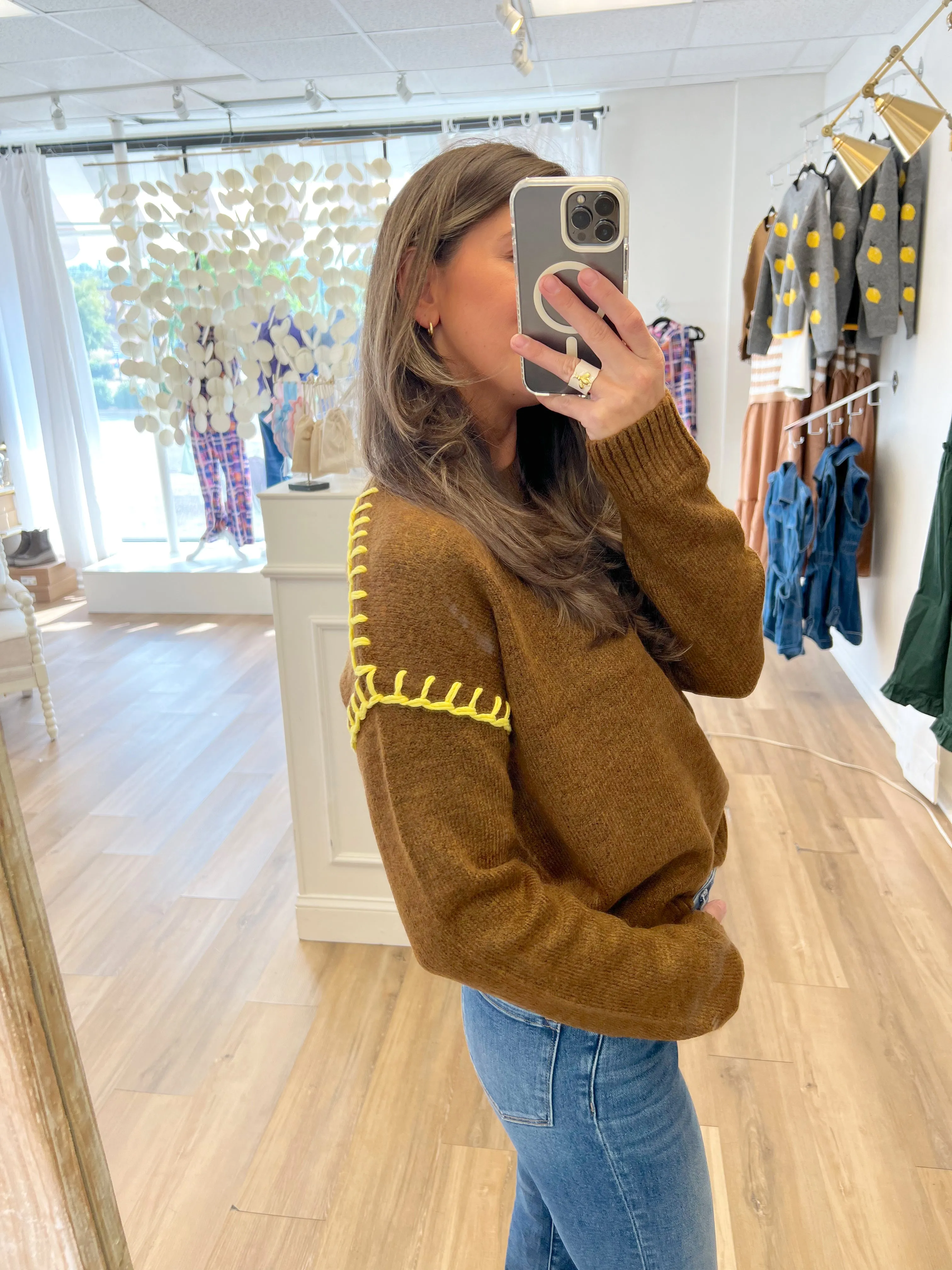 Top Stitch Sweater
