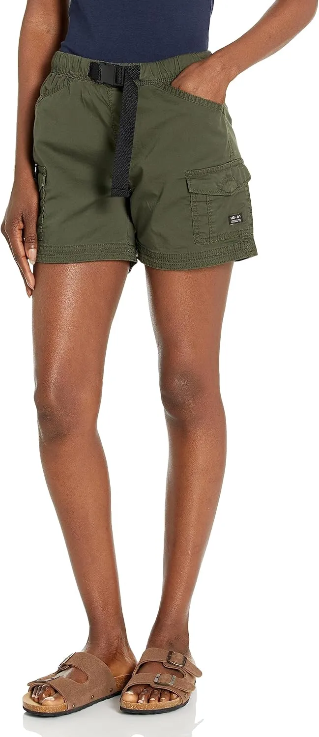 UNIONBAY Women's Utility Cargo Belted Short