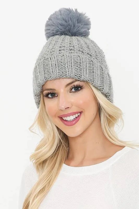 Warm Feelings Hat - Grey - Boutique